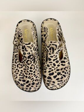 Algeria Savage Classic Leopard Print Ladies Clog ALG-7703 EU 37